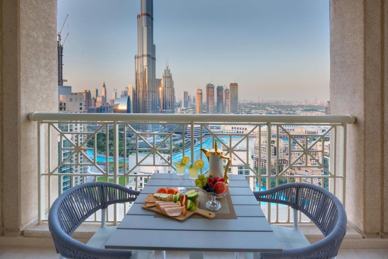 Durrani Homes - Designer 2Br Apt With Stunning Burj Khalifa And Fountain View Дубай Экстерьер фото