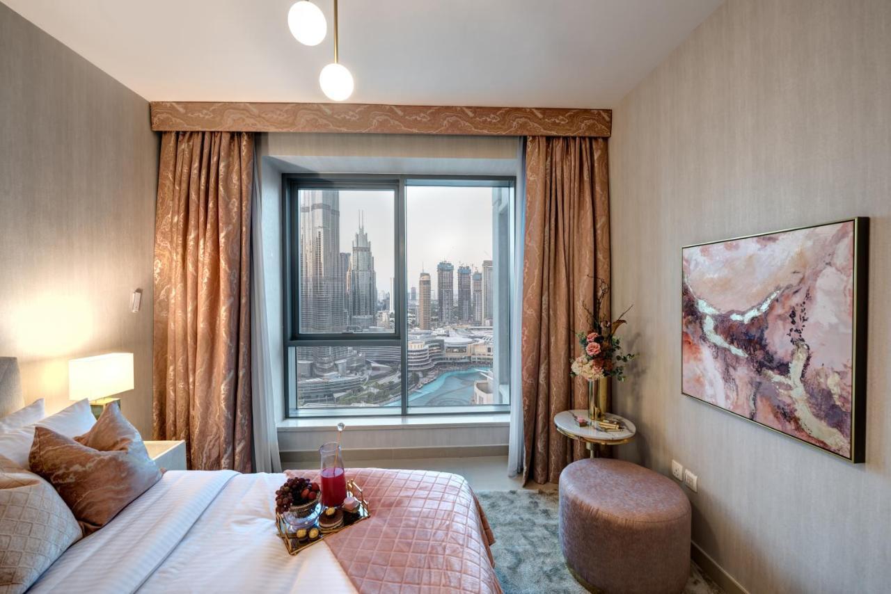 Durrani Homes - Designer 2Br Apt With Stunning Burj Khalifa And Fountain View Дубай Экстерьер фото